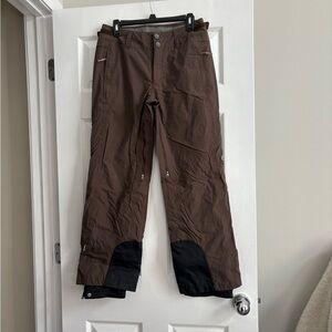 Women's Cloudveil Brown Ski Snowboard Pants